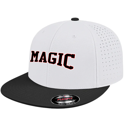 Texas Magic Flat Bill Flexfit Hat - Official Magic Logo