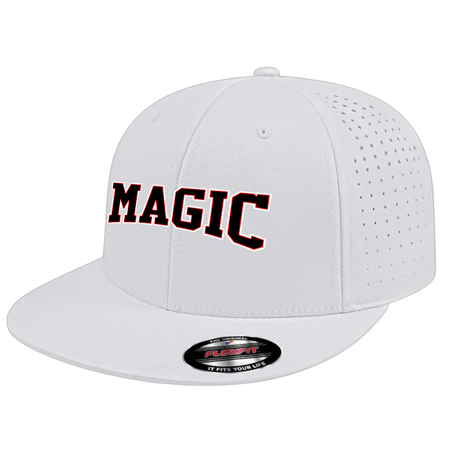 Texas Magic Flat Bill Flexfit Hat - Official Magic Logo