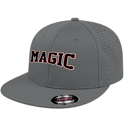 Texas Magic Flat Bill Flexfit Hat - Official Magic Logo