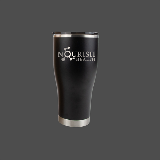 Nourish Logo 30oz Engraved Tumbler
