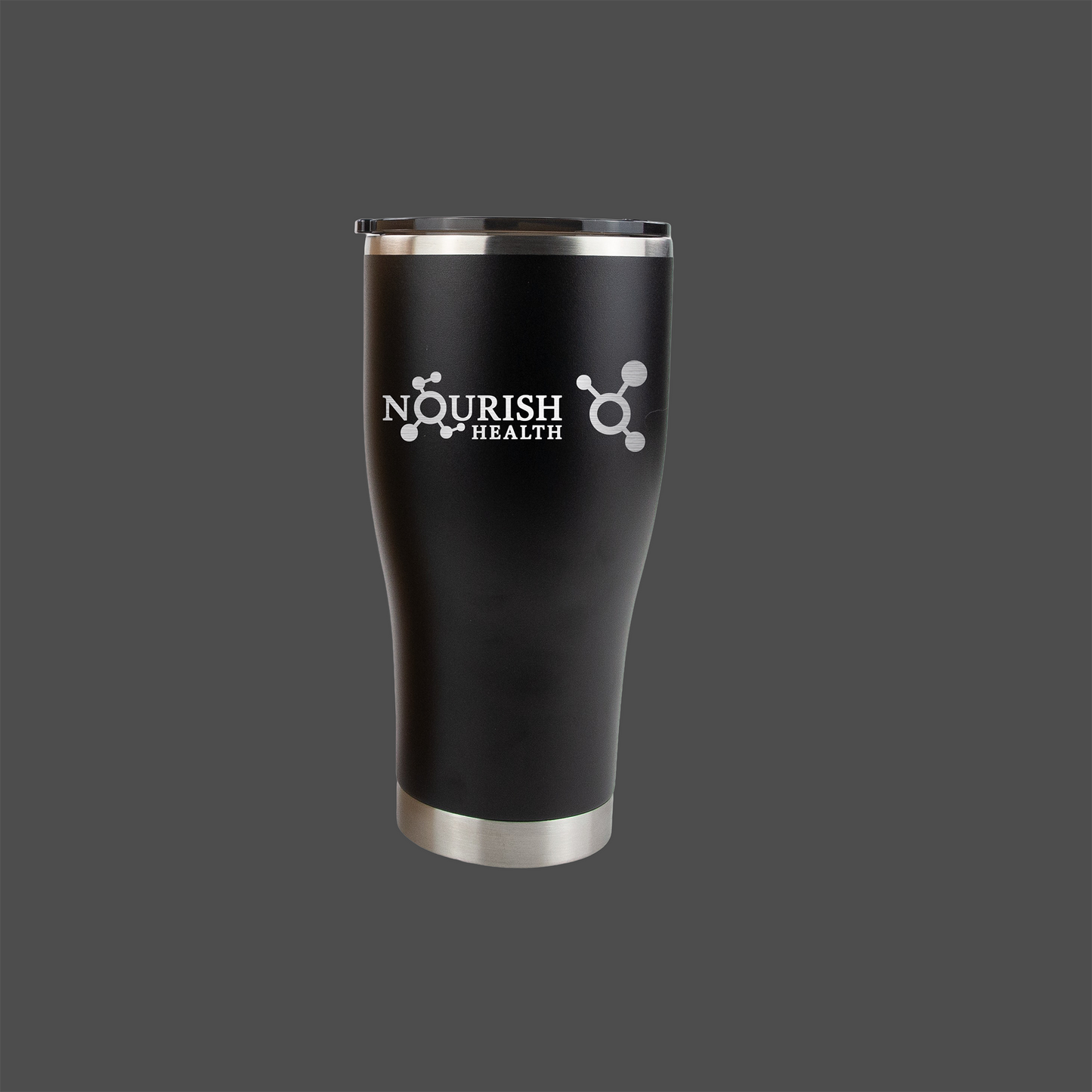 Nourish Logo 30oz Engraved Tumbler