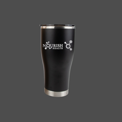 Nourish Logo 30oz Engraved Tumbler