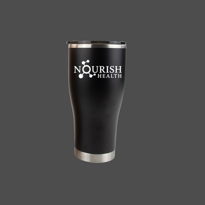 Nourish Logo 30oz Full Color UV Printed Tumbler