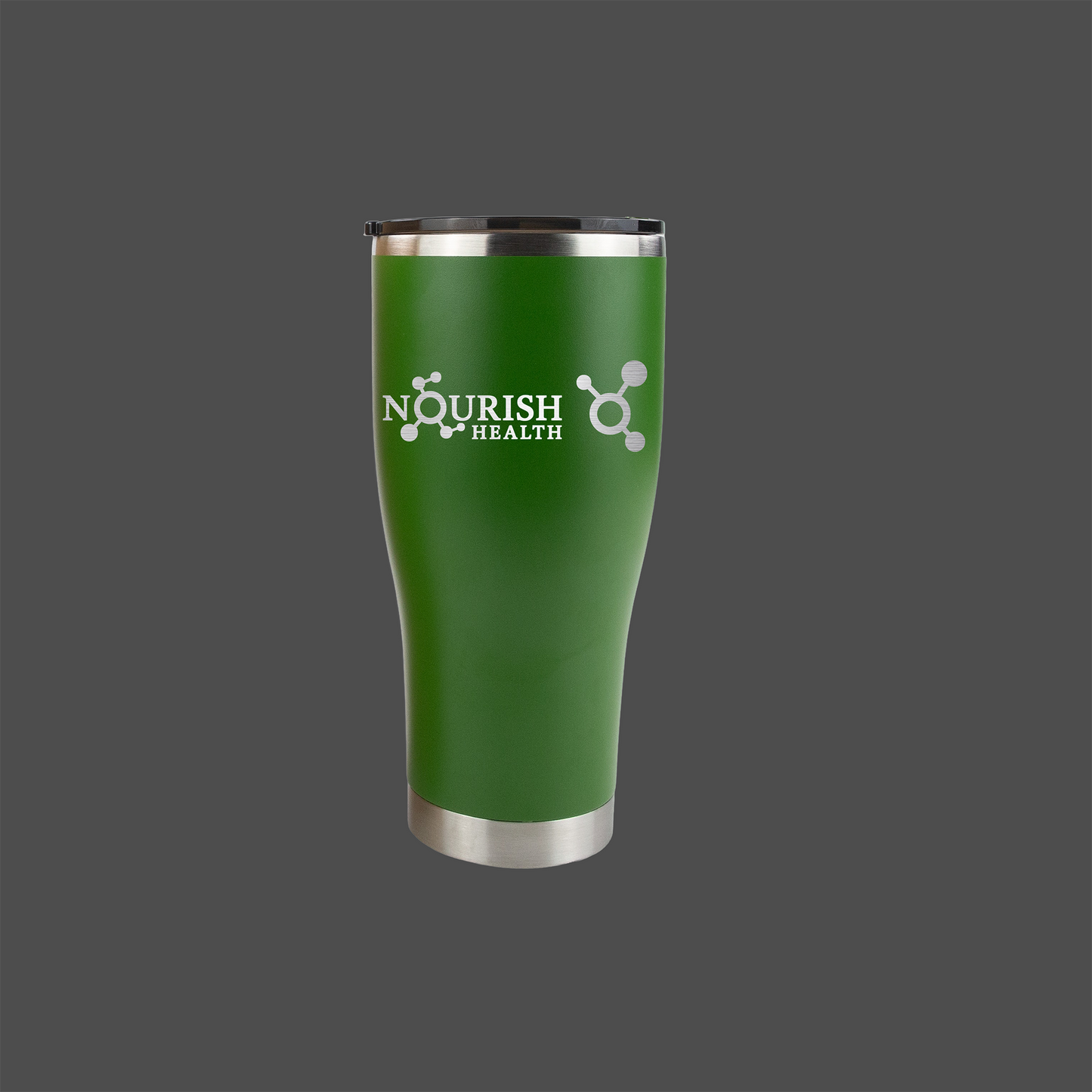 Nourish Logo 30oz Engraved Tumbler