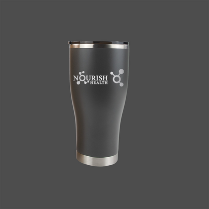 Nourish Logo 30oz Engraved Tumbler