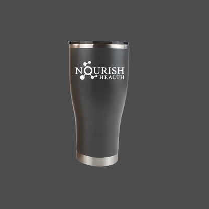 Nourish Logo 30oz Full Color UV Printed Tumbler