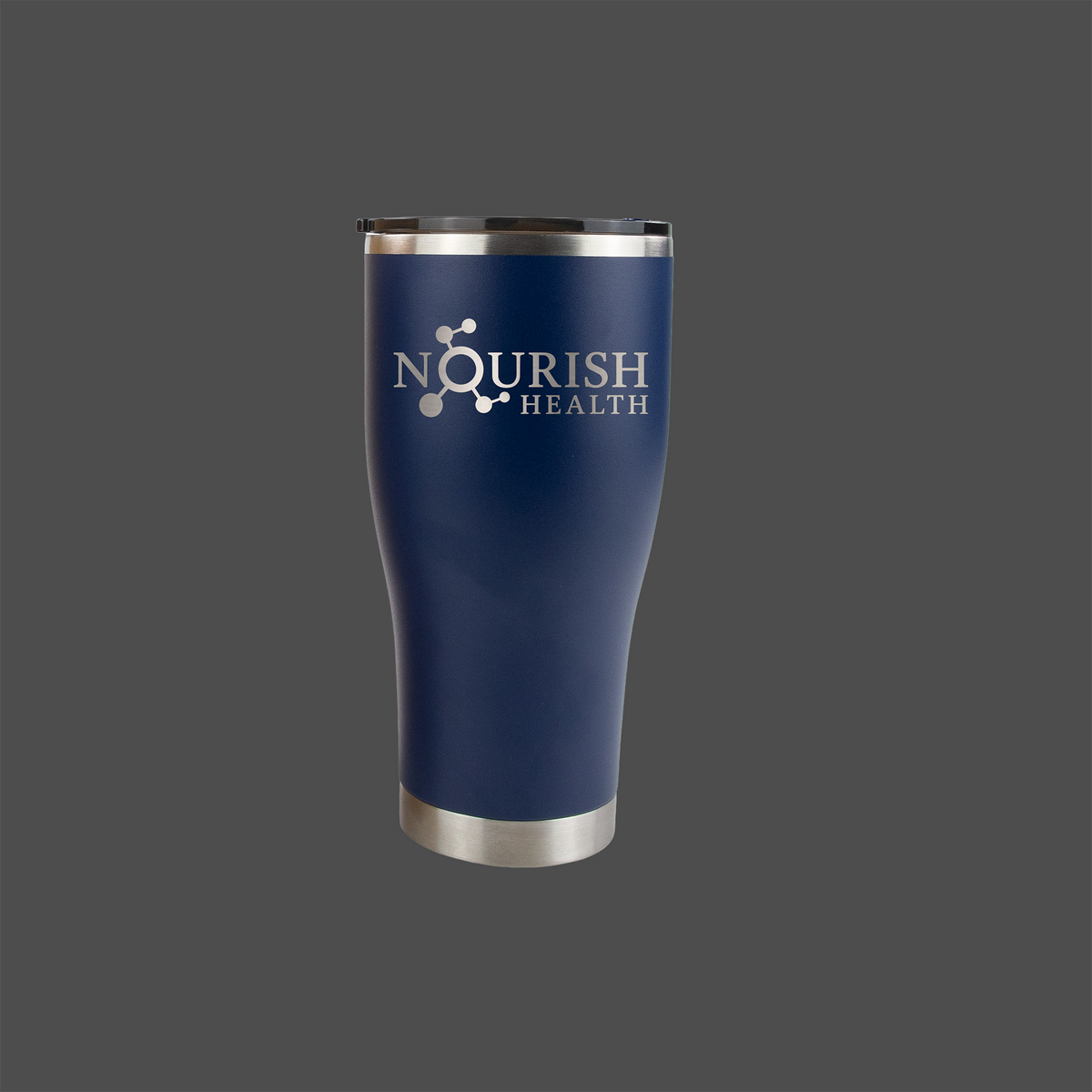 Nourish Logo 30oz Engraved Tumbler
