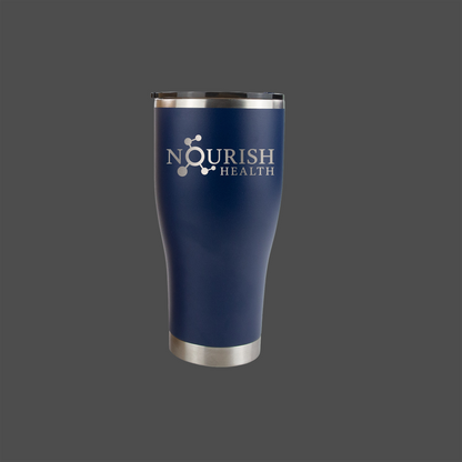 Nourish Logo 30oz Engraved Tumbler