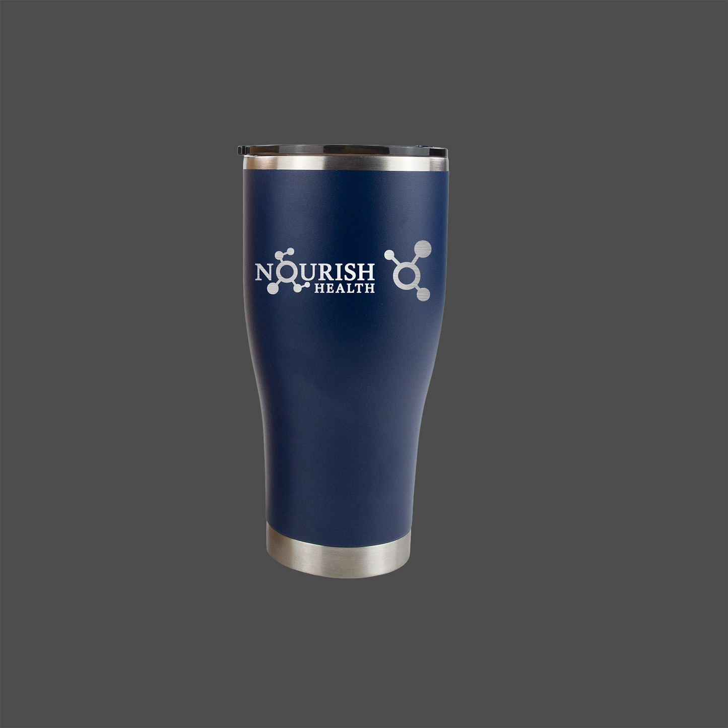 Nourish Logo 30oz Engraved Tumbler
