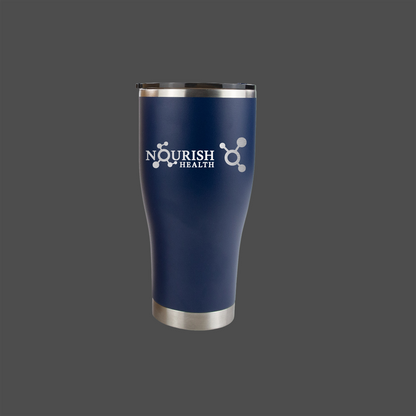 Nourish Logo 30oz Engraved Tumbler