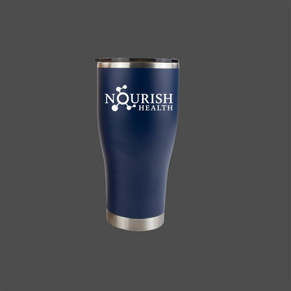 Nourish Logo 30oz Full Color UV Printed Tumbler