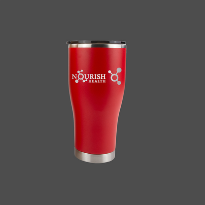 Nourish Logo 30oz Engraved Tumbler