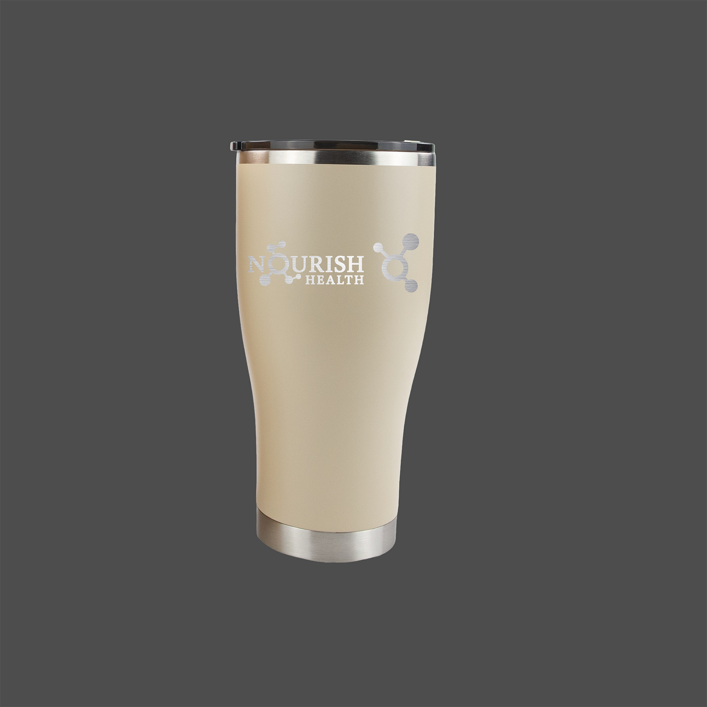 Nourish Logo 30oz Engraved Tumbler