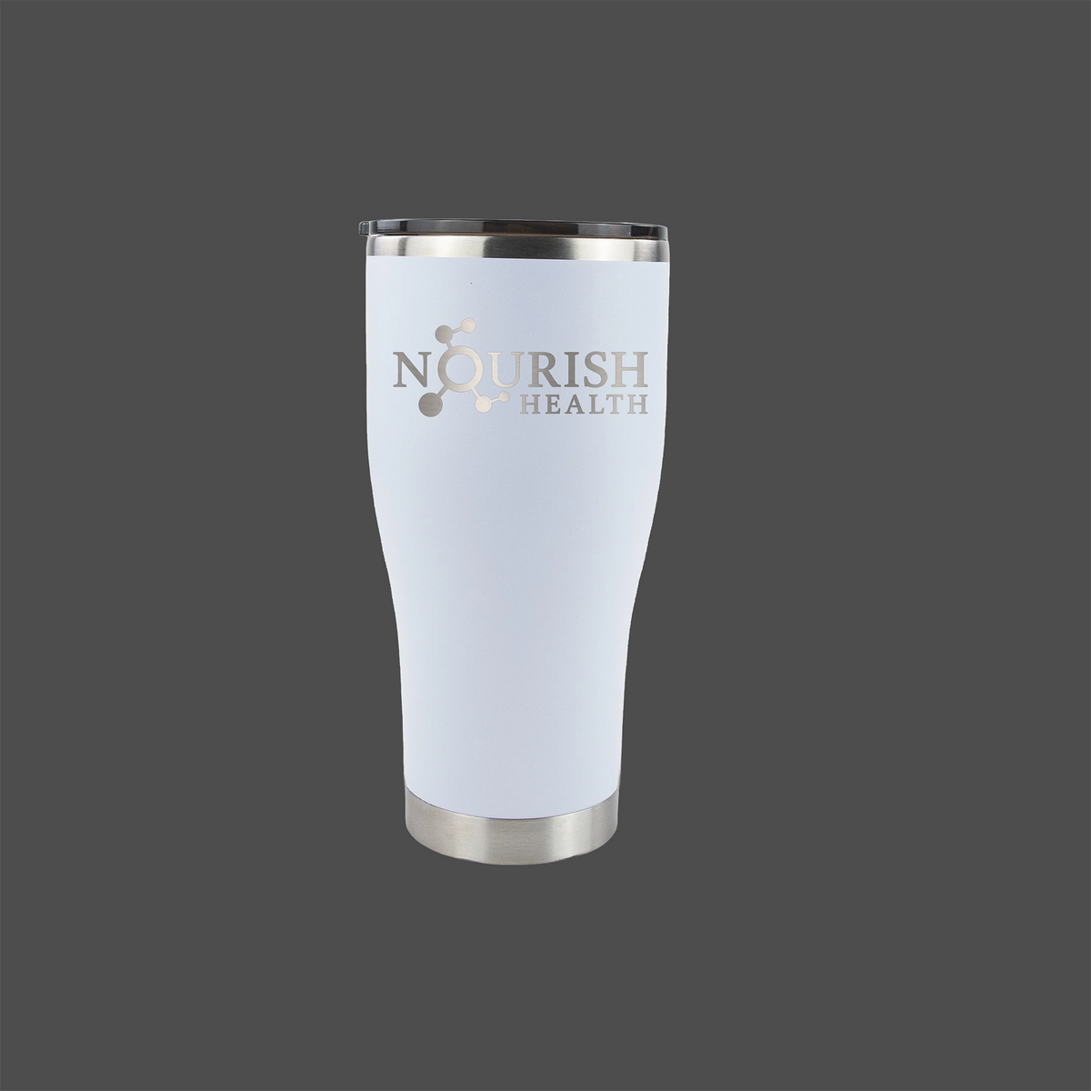 Nourish Logo 30oz Engraved Tumbler