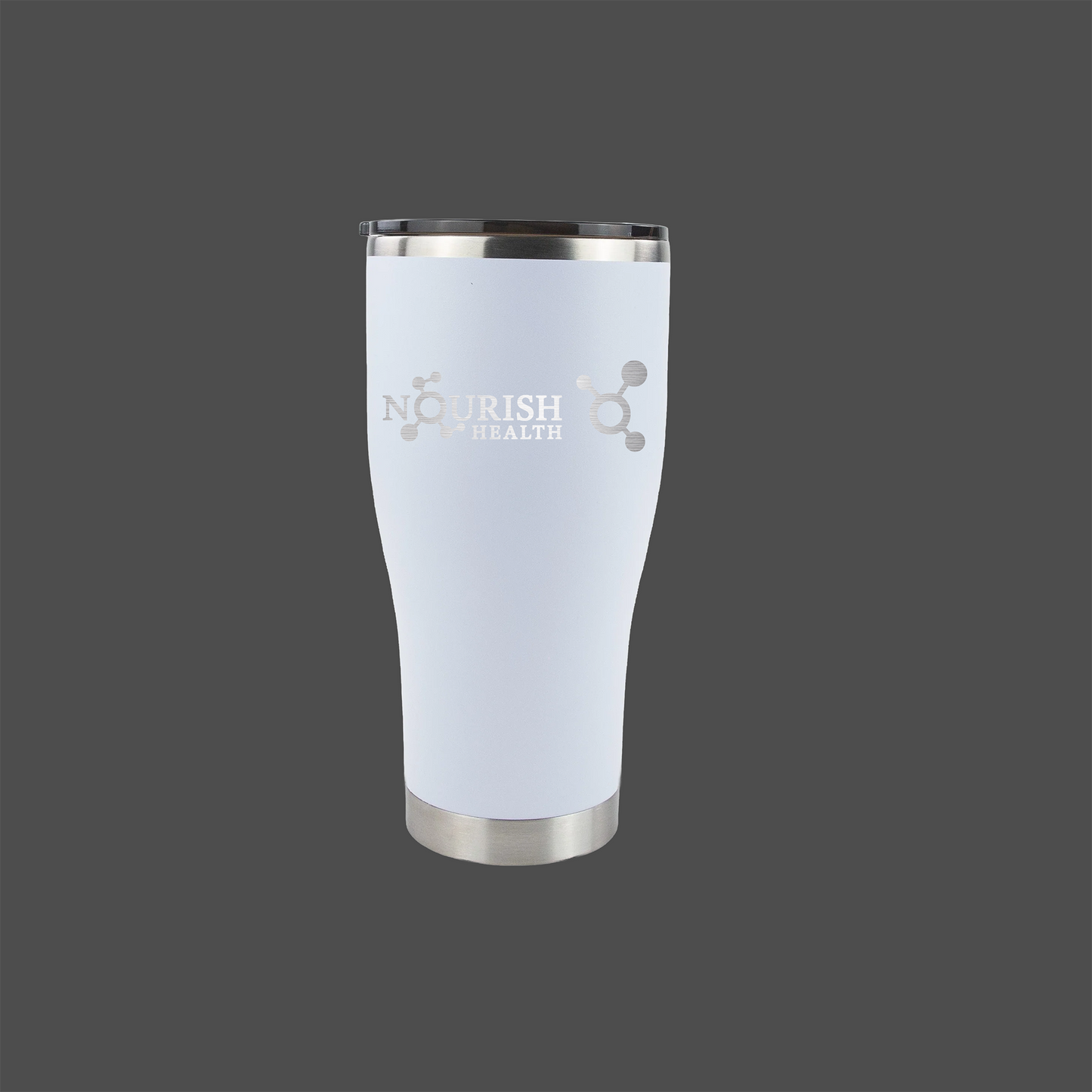 Nourish Logo 30oz Engraved Tumbler