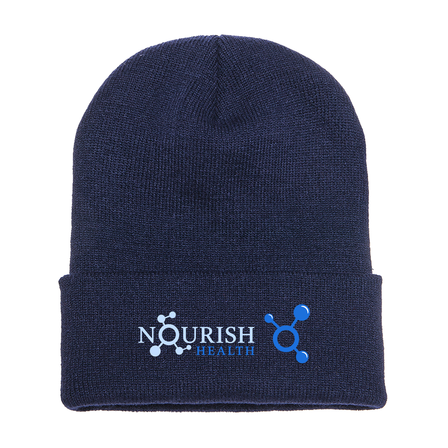 Nourish Health Knit Cuffed Beanie