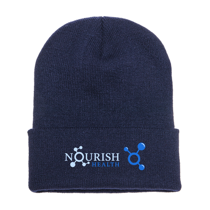 Nourish Health Knit Cuffed Beanie