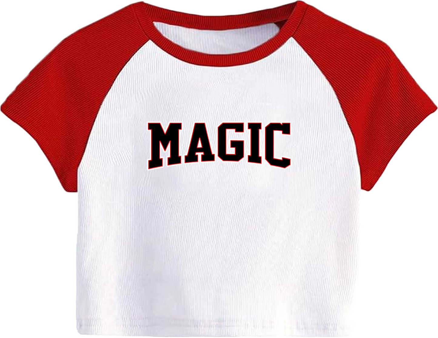 Texas Magic Women's Raglan Crop Tee