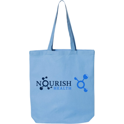 Nourish Health Cotton Canvas Tote Bag