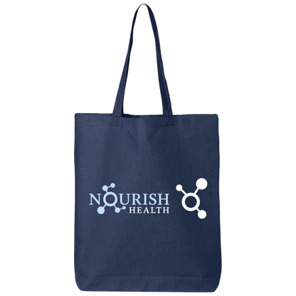 Nourish Health Cotton Canvas Tote Bag