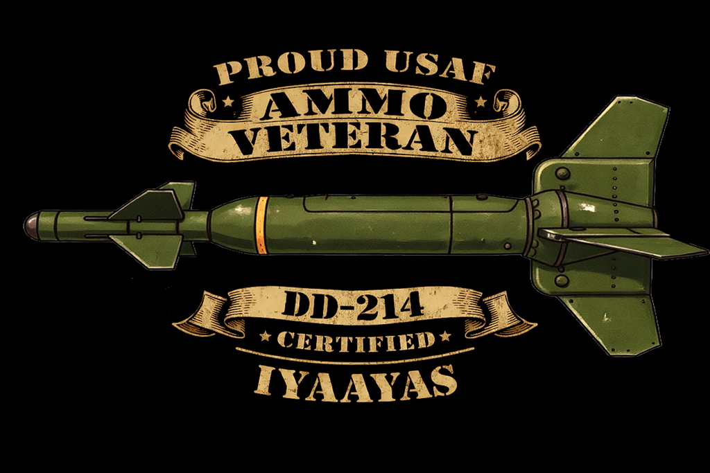 Proud USAF AMMO Veteran – DD-214 Certified Tee