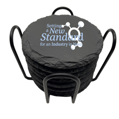 Nourish Health Slate Coaster Set