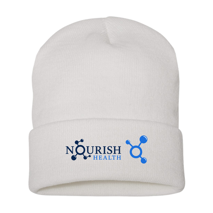 Nourish Health Knit Cuffed Beanie
