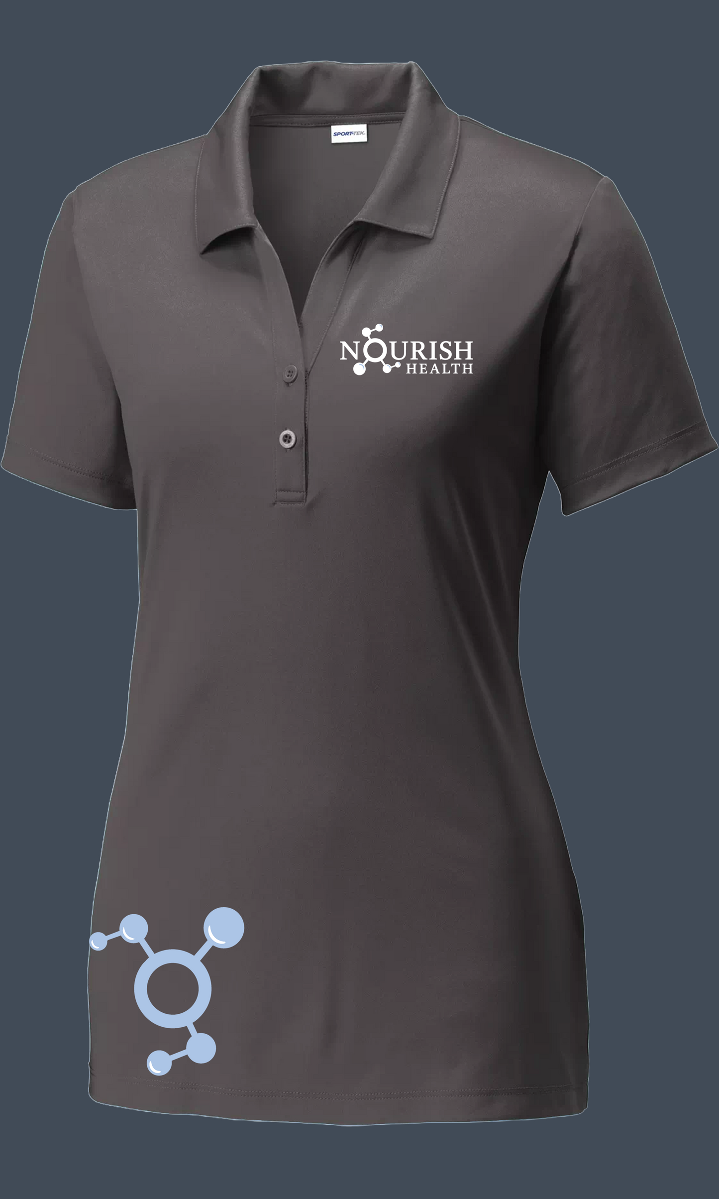 Nourish Health Women's Value Performance Polo