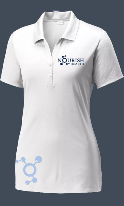 Nourish Health Women's Value Performance Polo
