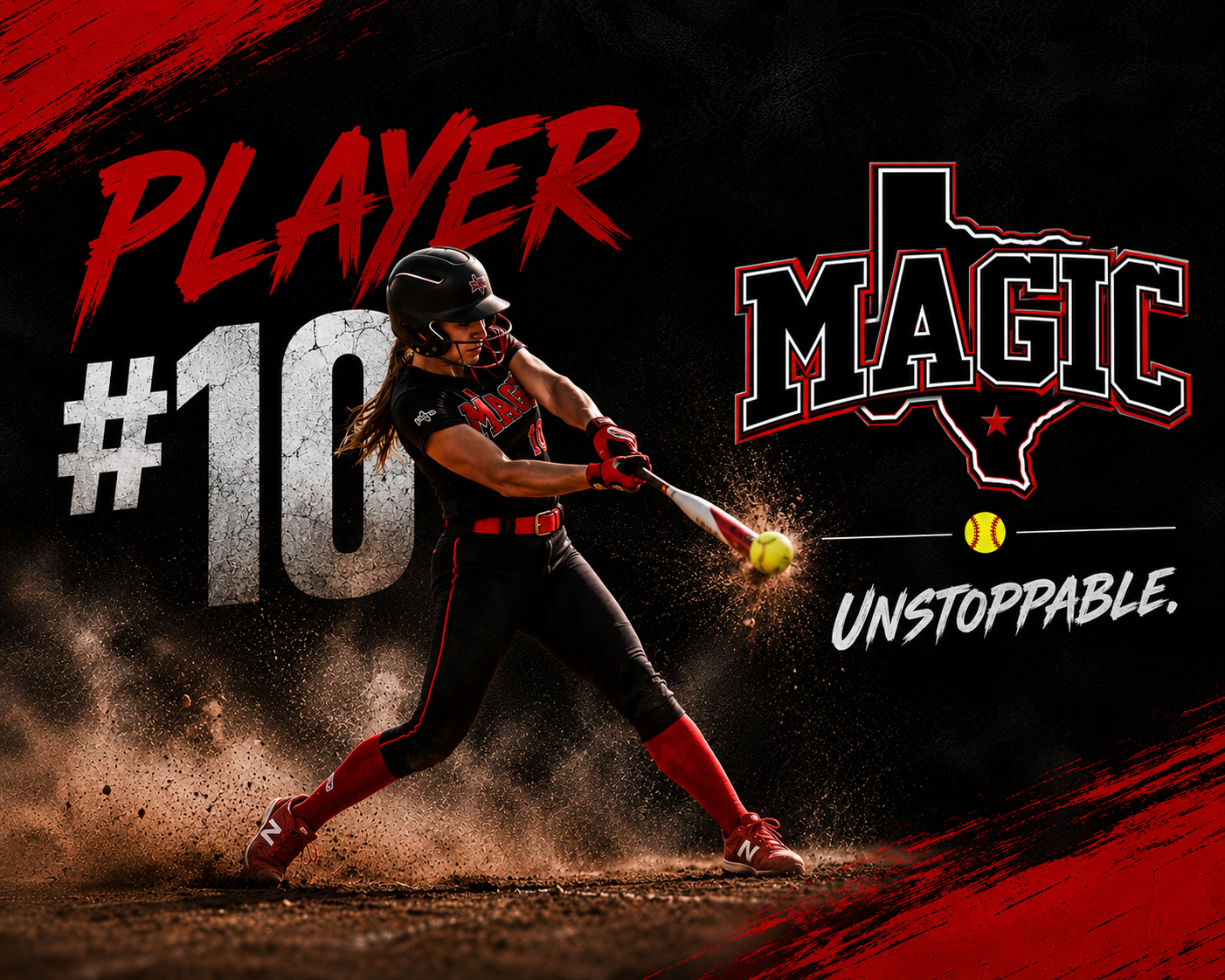 Custom Player Yard Sign – 18x24 UV Printed